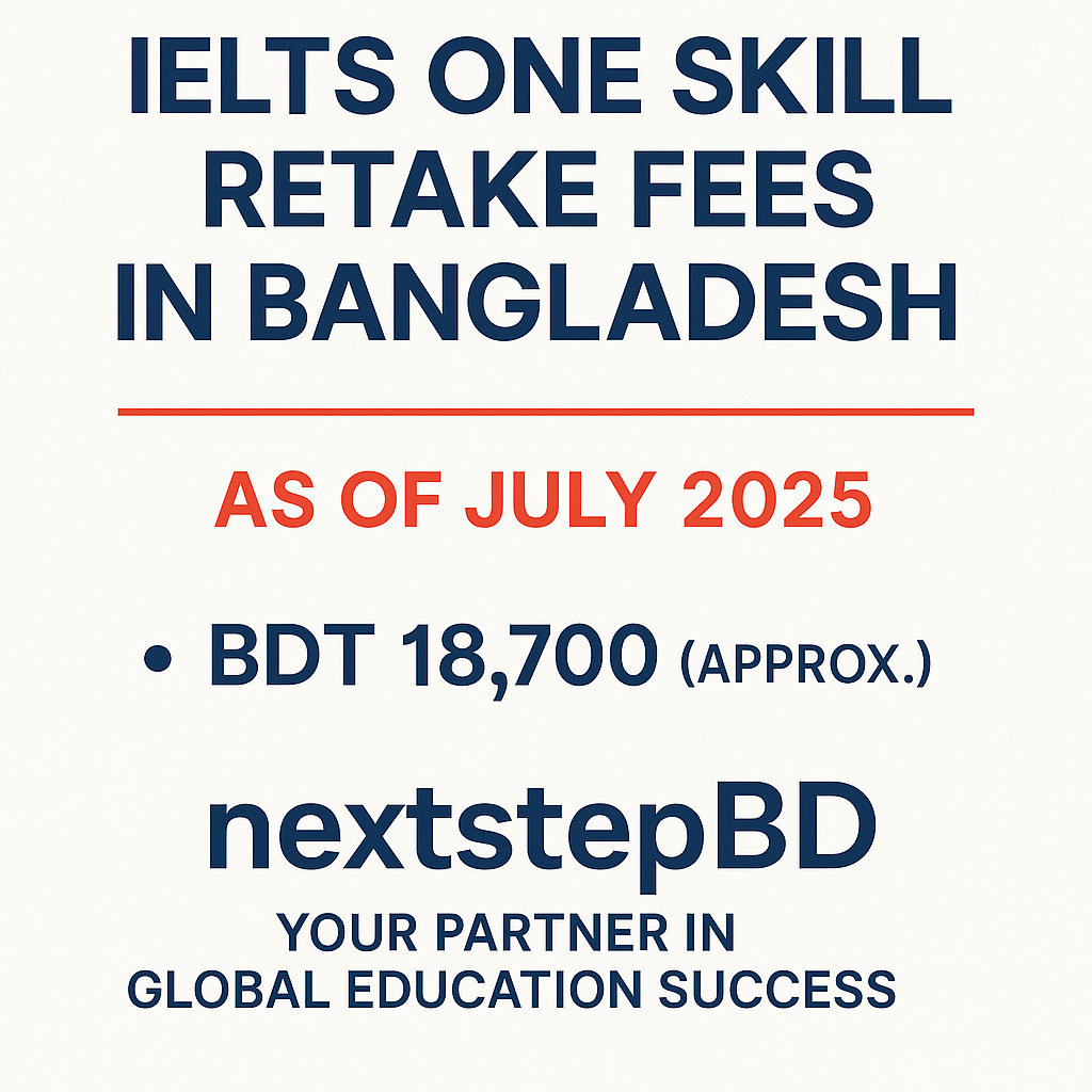 IELTS One Skill Retake Fee in Bangladesh